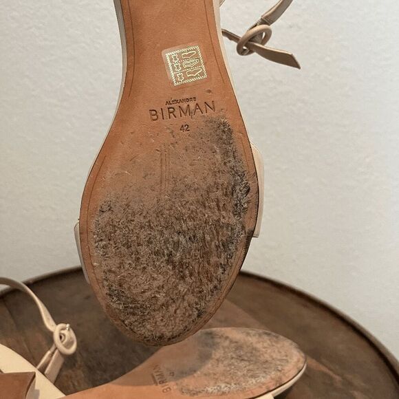 Alexandre Birman Clarita 30 Eggshell Ankle Strap Sandals Women's Size 42 US 12 - Picture 5 of 9